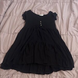 Black Short Sleeve Dress